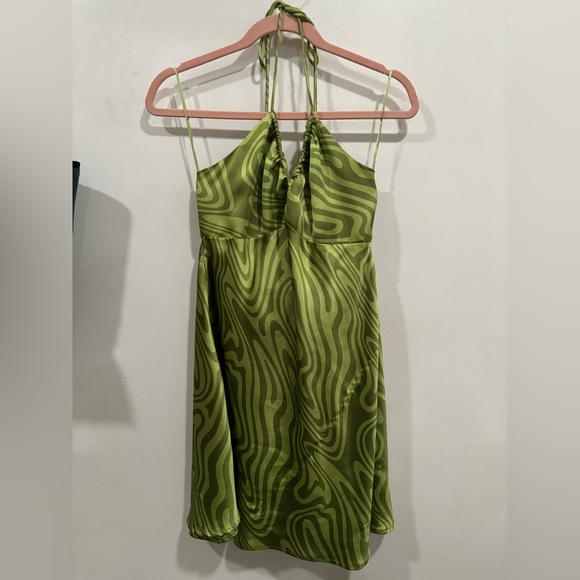 Garage | Dresses | Garage Spiral Green Dress | Poshmark